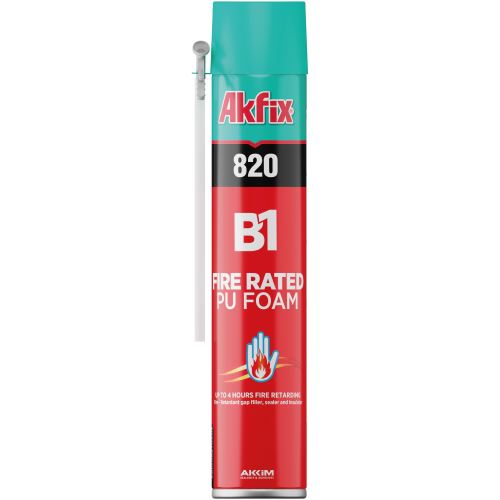 AKFİX YANGINA DAYANIKLI B1 KÖPÜK PİPETLİ 800 ML